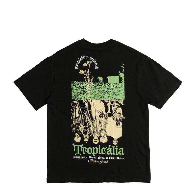 Butter Tropicalia Tee Black