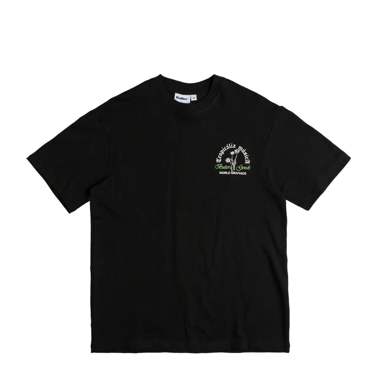 Butter Tropicalia Tee Black