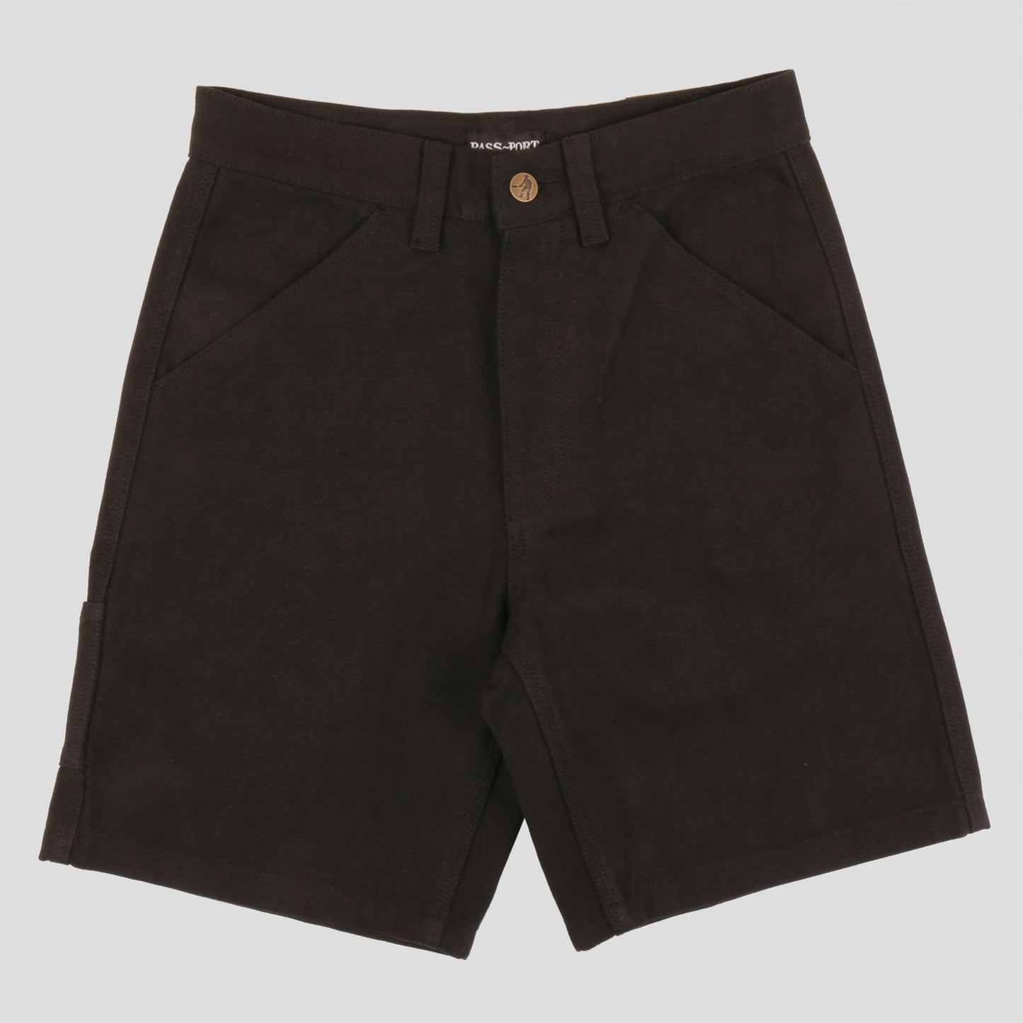 Passport Worker Club Shorts Denim Black