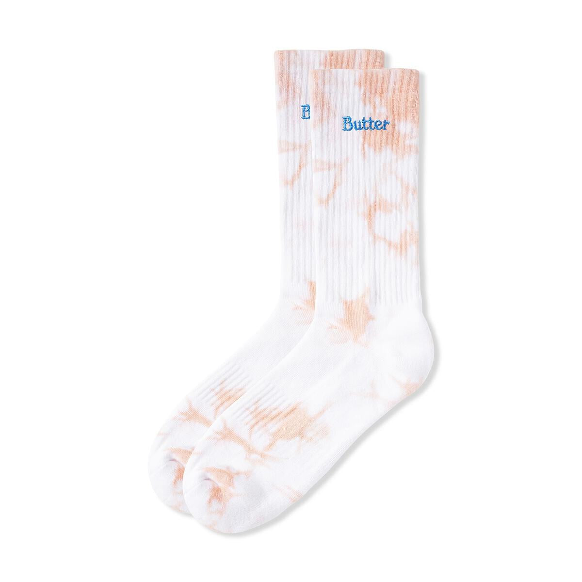 Butter Logo Dyed Socks Terracota