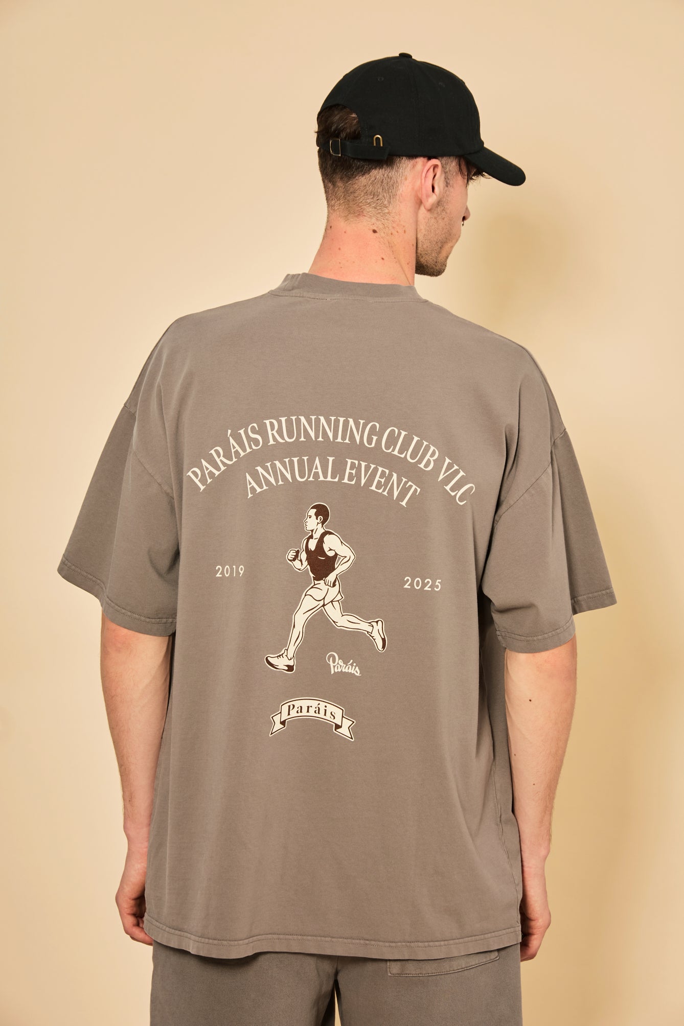 Paráis Running VLC T-shirt In Pigment Grey
