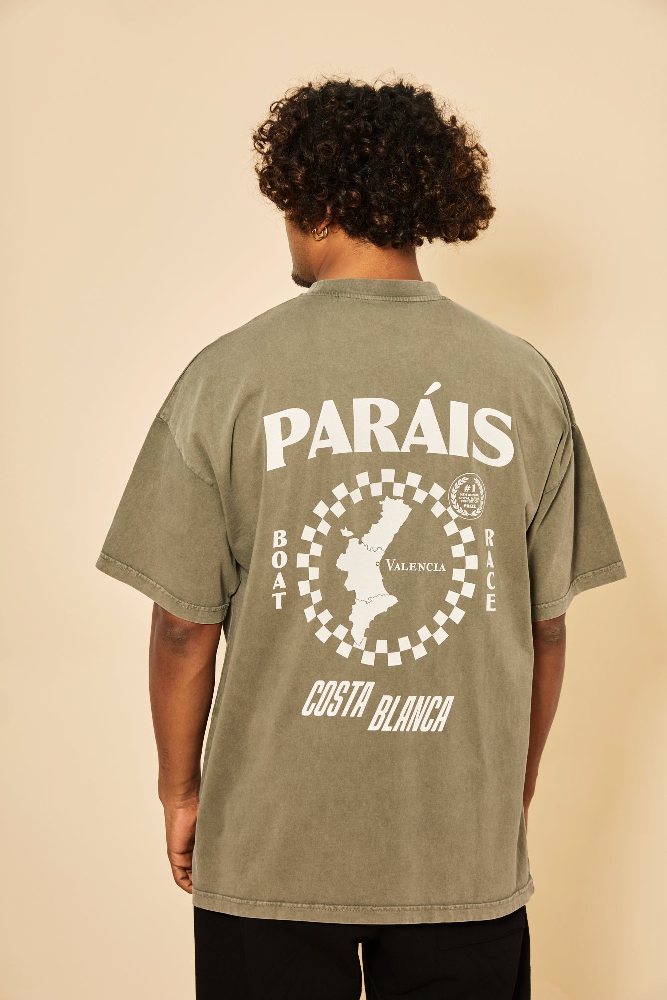 Paráis Boat Race T-shirt Olive Vintage-Green