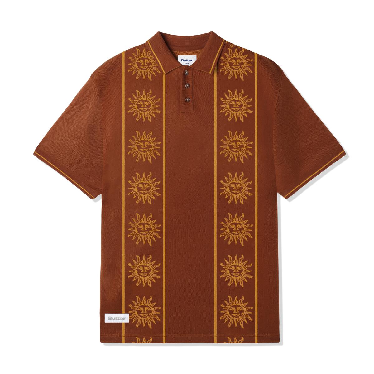 Butter Goods Solar Knit Tee Brown