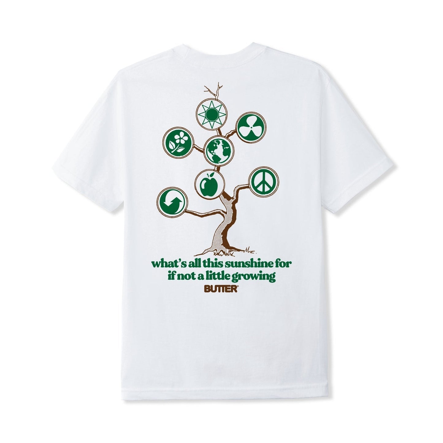 Butter Sunshine Tee White