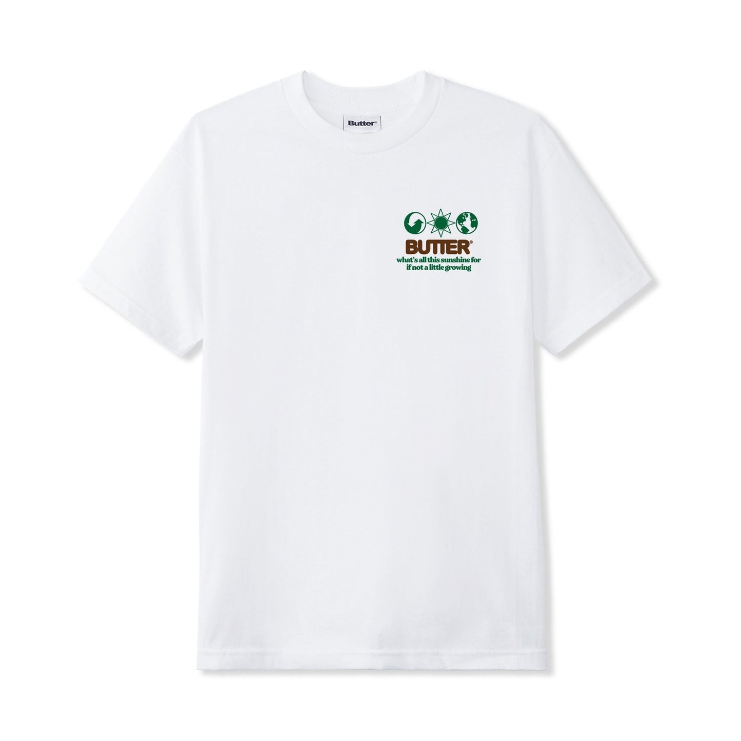 Butter Sunshine Tee White