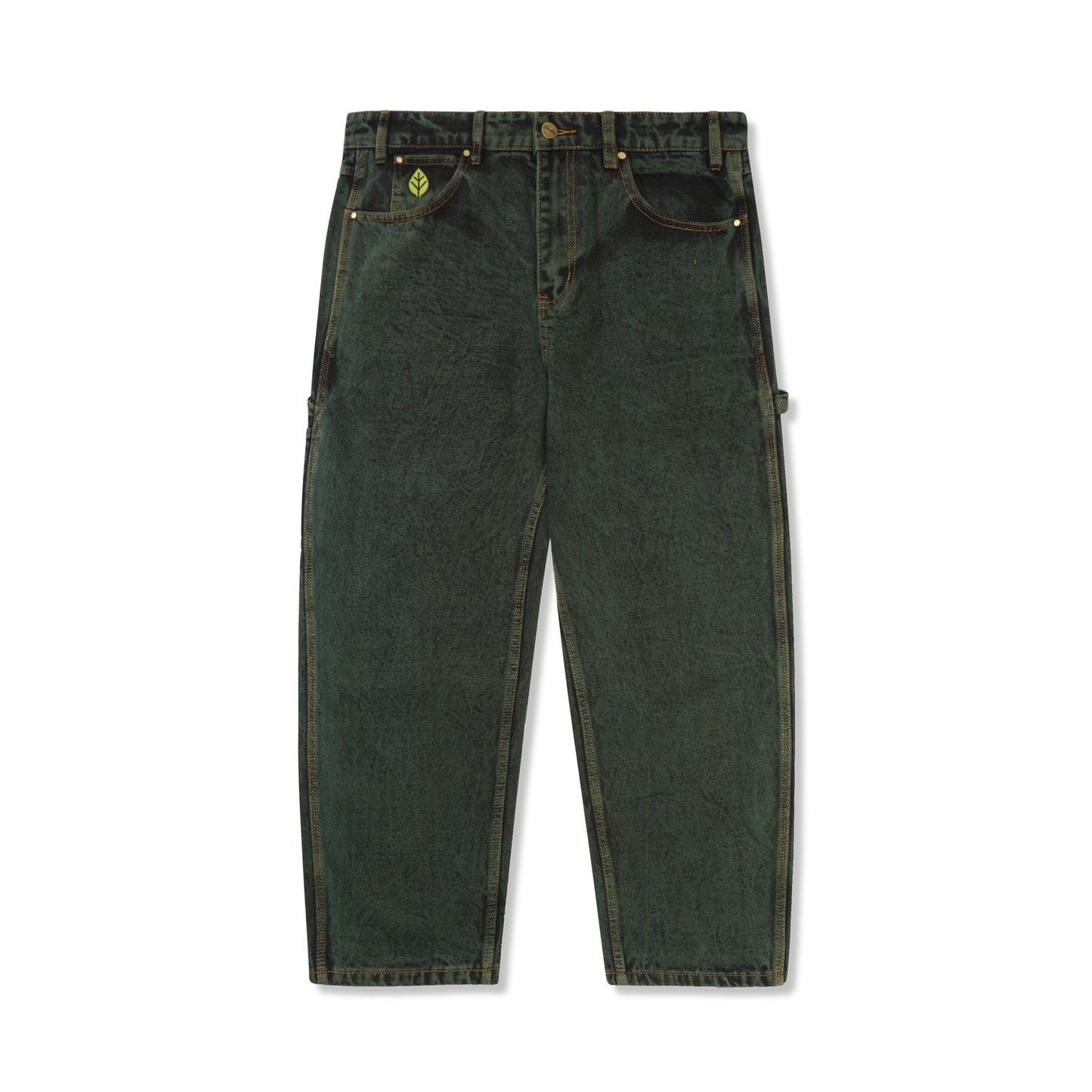 Butter Weathergear Denim Jeans Forest Green
