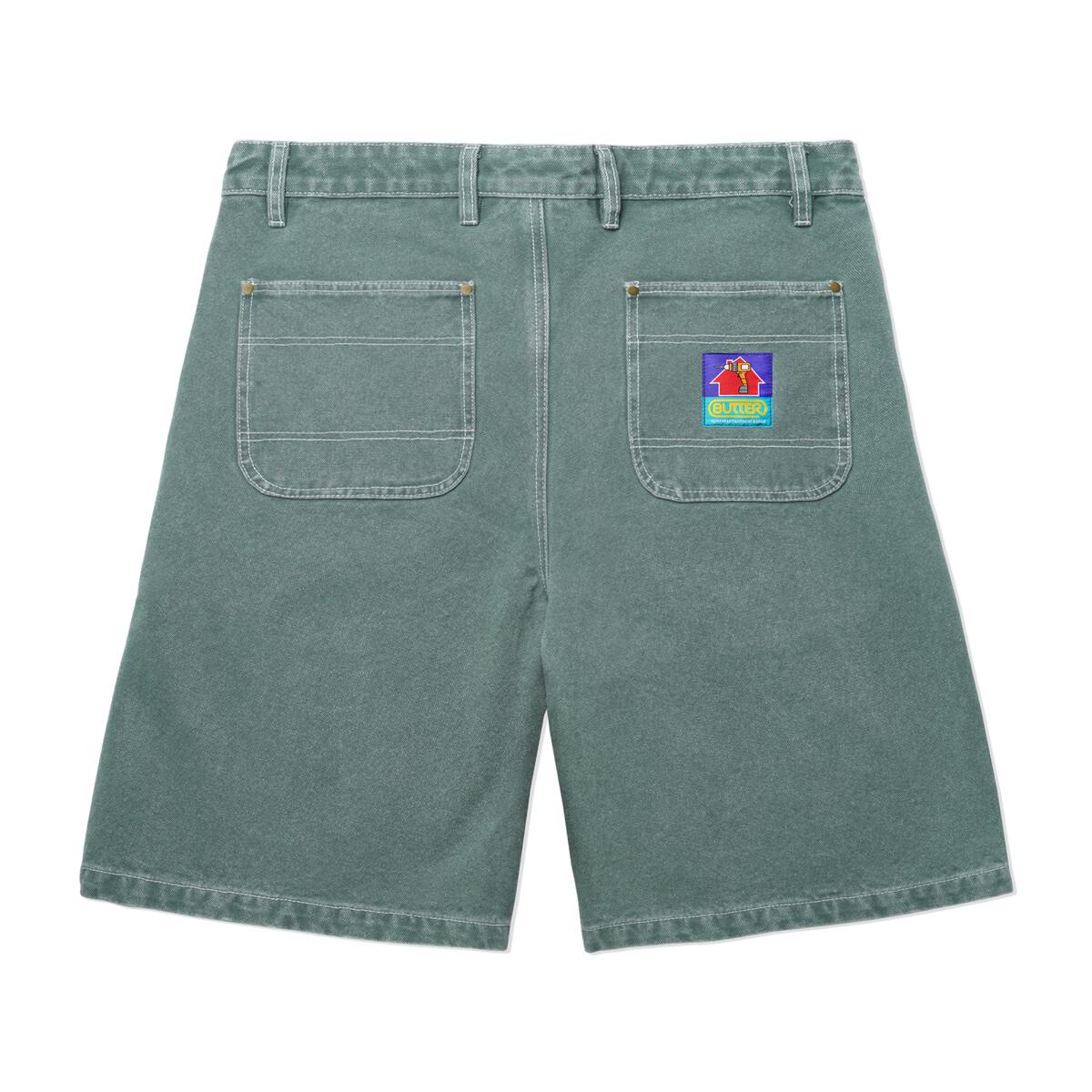 Butter Work Shorts Washed Fern