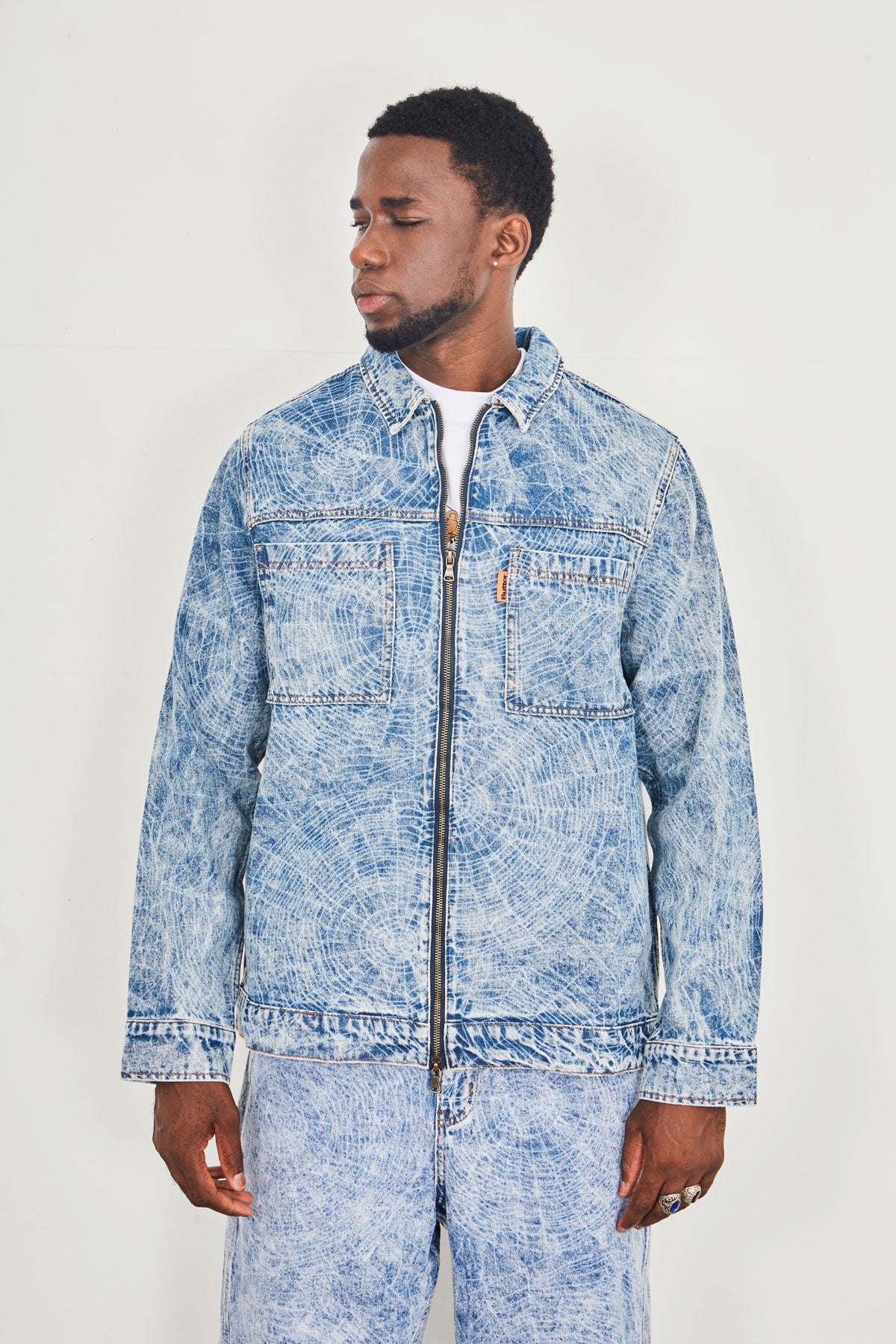 Butter Overdye Web Denim Jacket