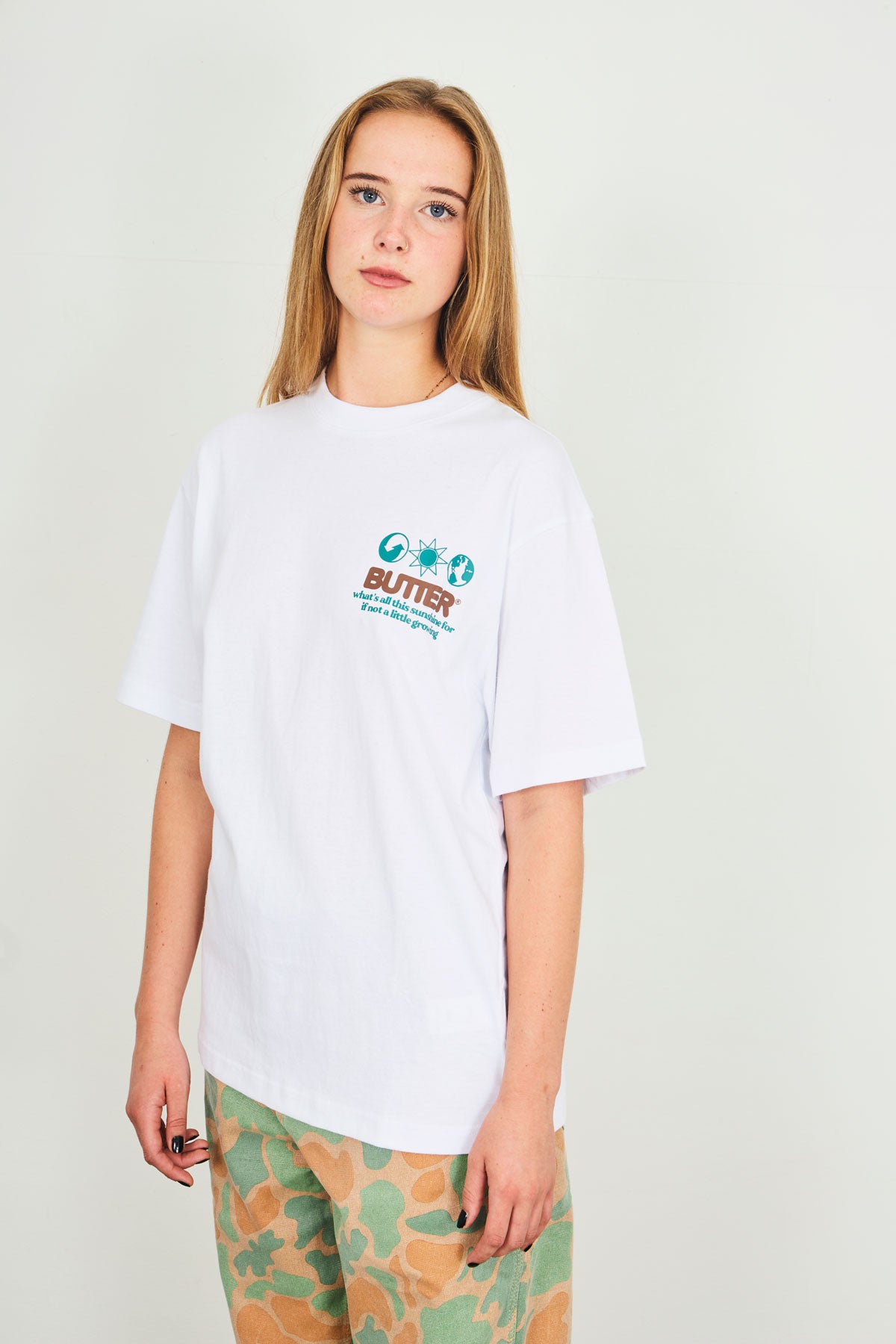 Butter Sunshine Tee White