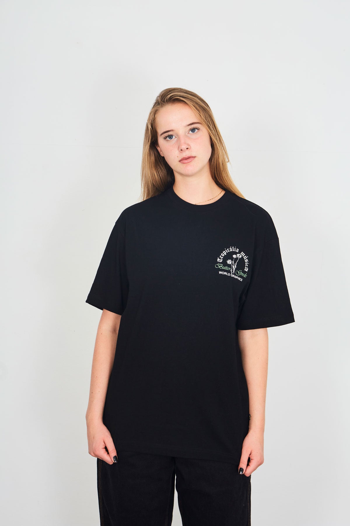 Butter Tropicalia Tee Black