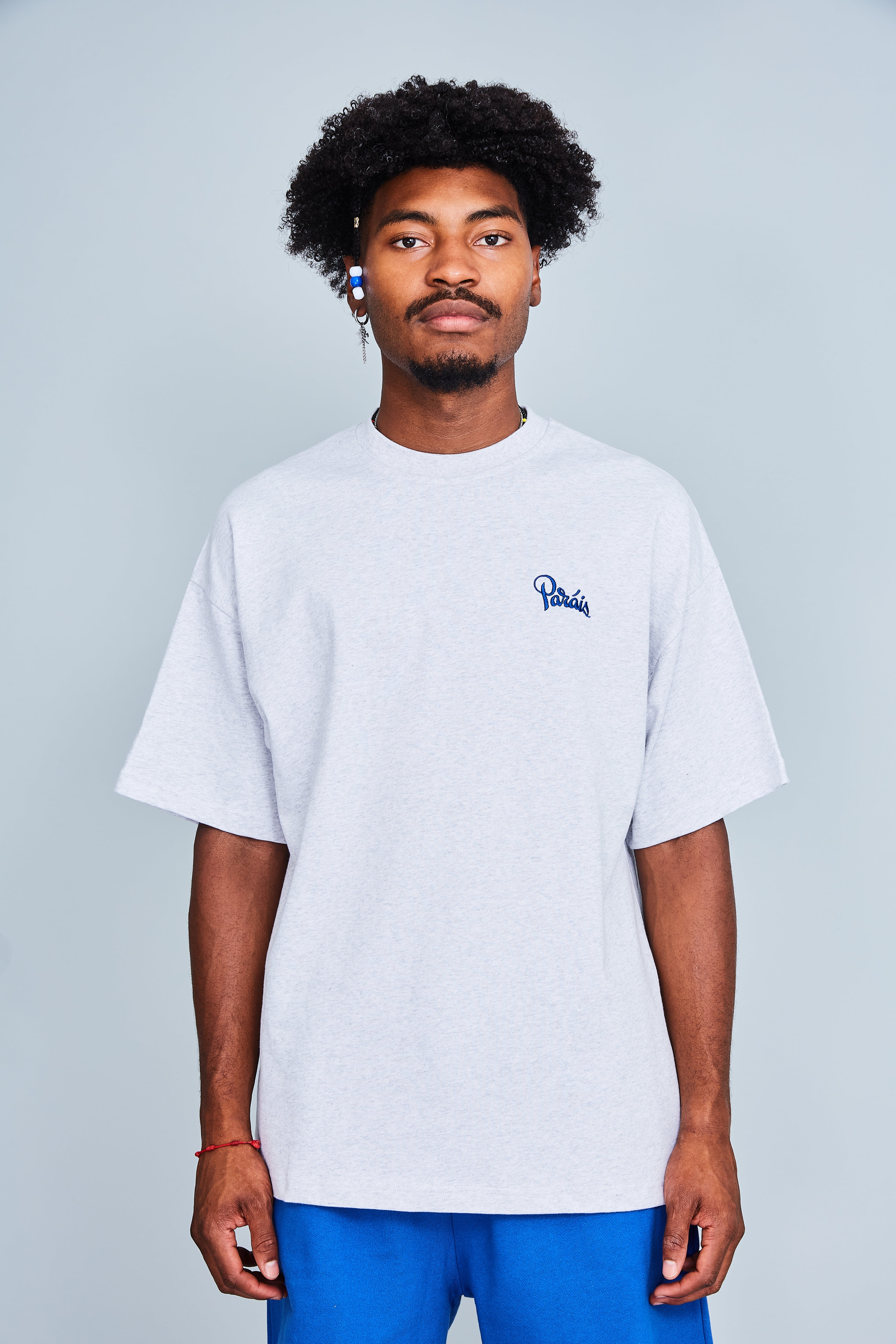 Paráis Embroider Logo Tee ( Ash Gray )