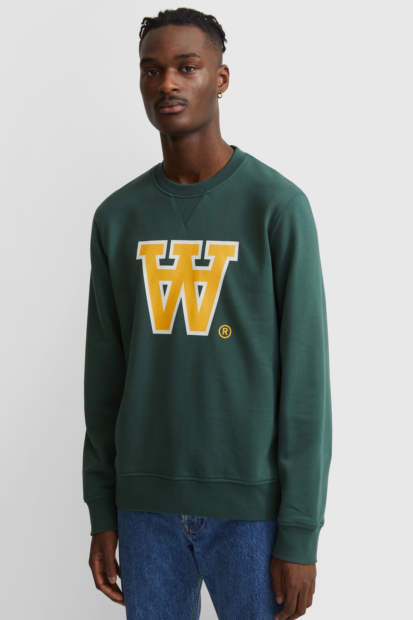 Wood Wood Tye W Crewneck Green