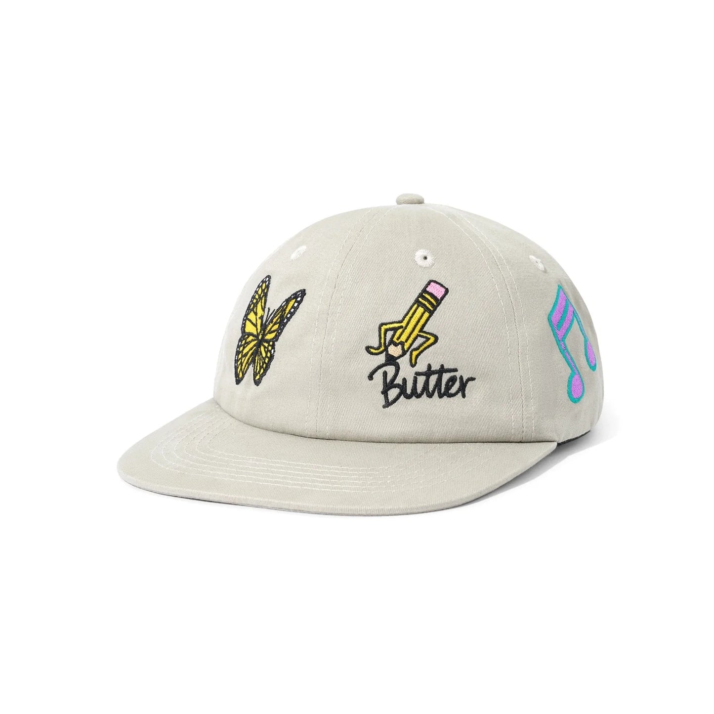 Butter Sketches 6 Pannel Cap
