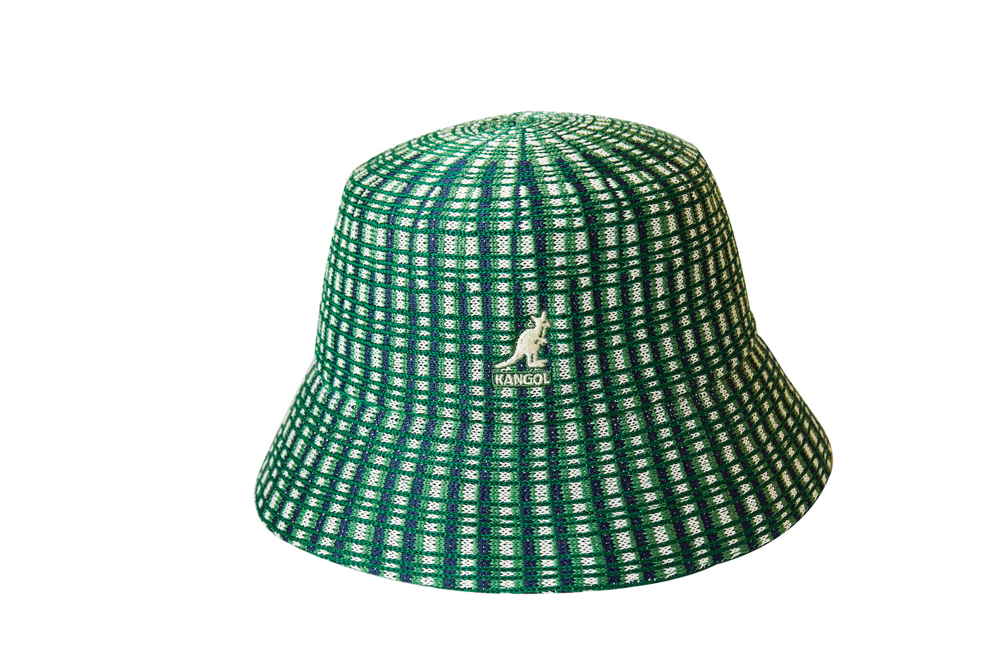 Kangol Plaid Green Bucket Hat