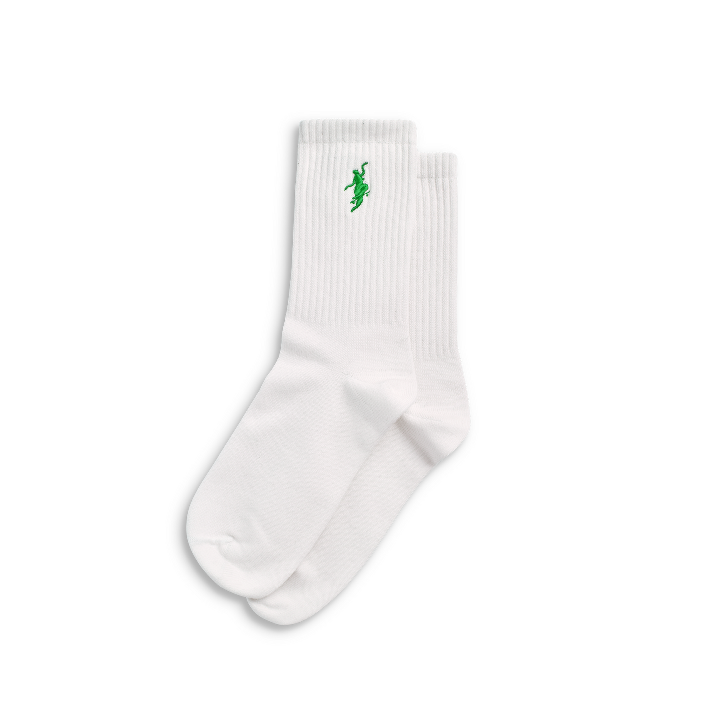 Polar Skate No Comply Socks White