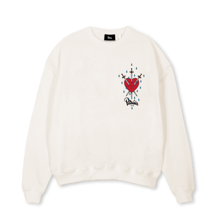 Paráis Heart Of Spades ( Offwhite ) Sweatshirt