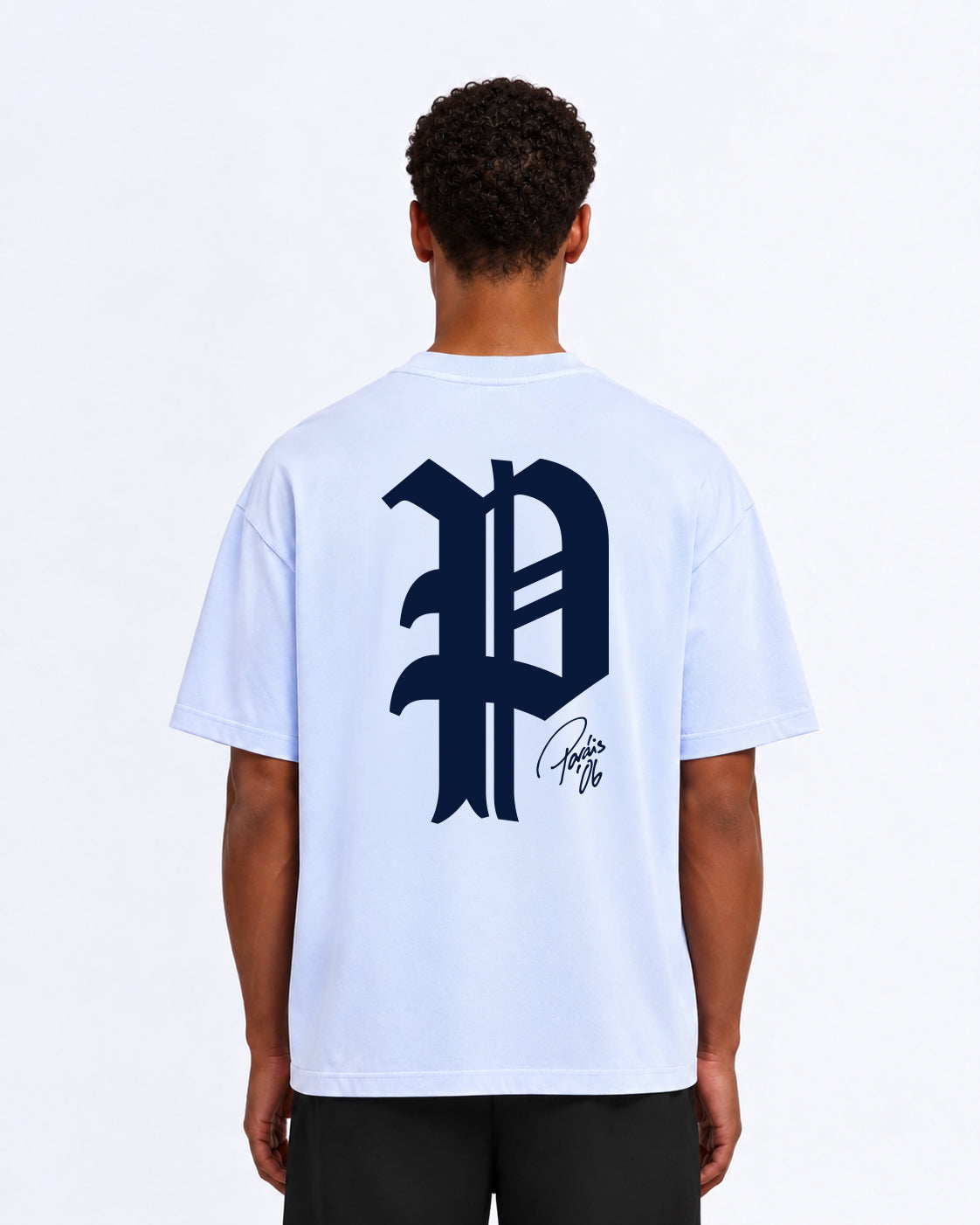 Paráis Gothic P T-shirt ( Baby Blue )