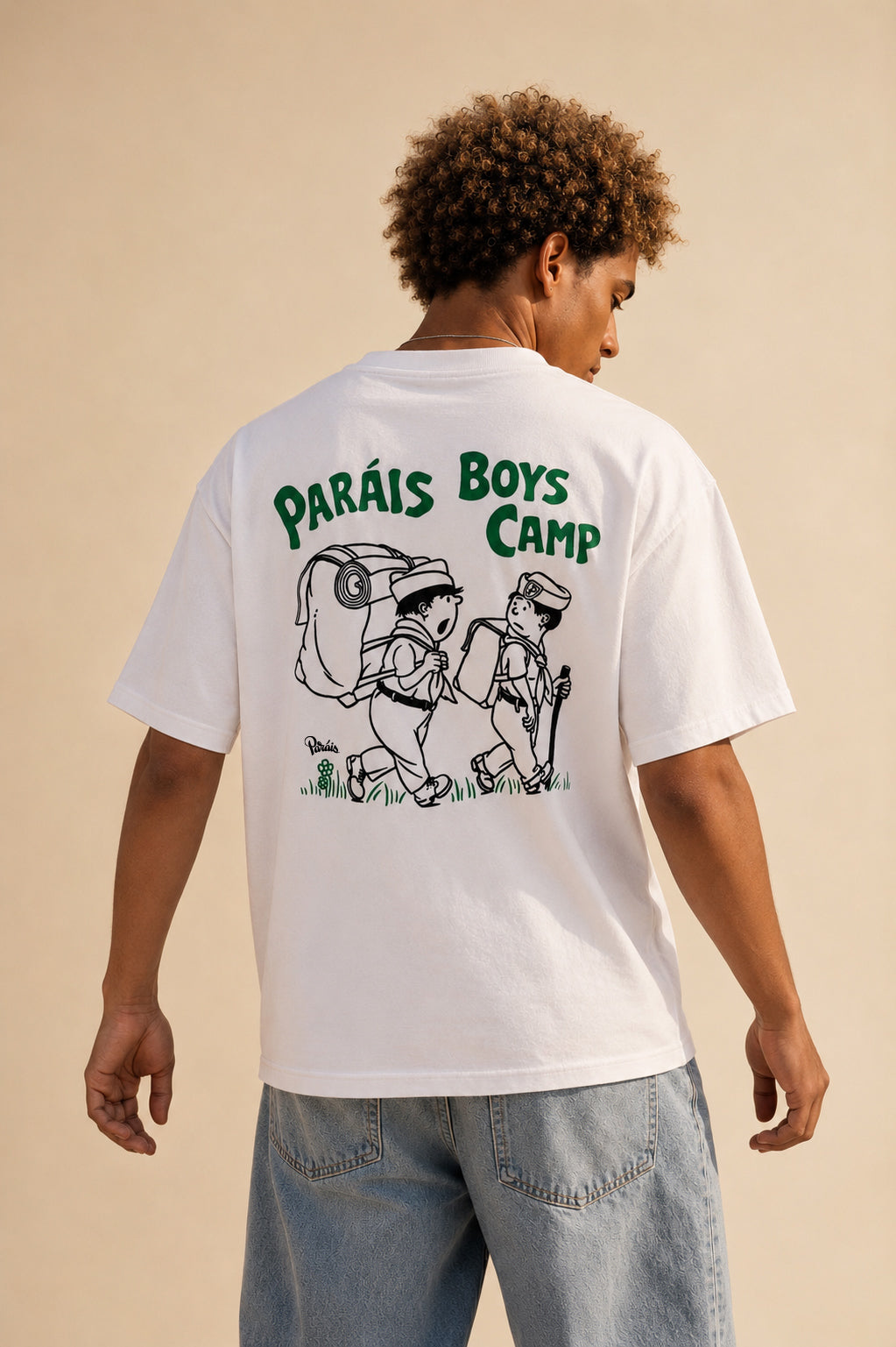 Paráis Boys Camp White T-shirt