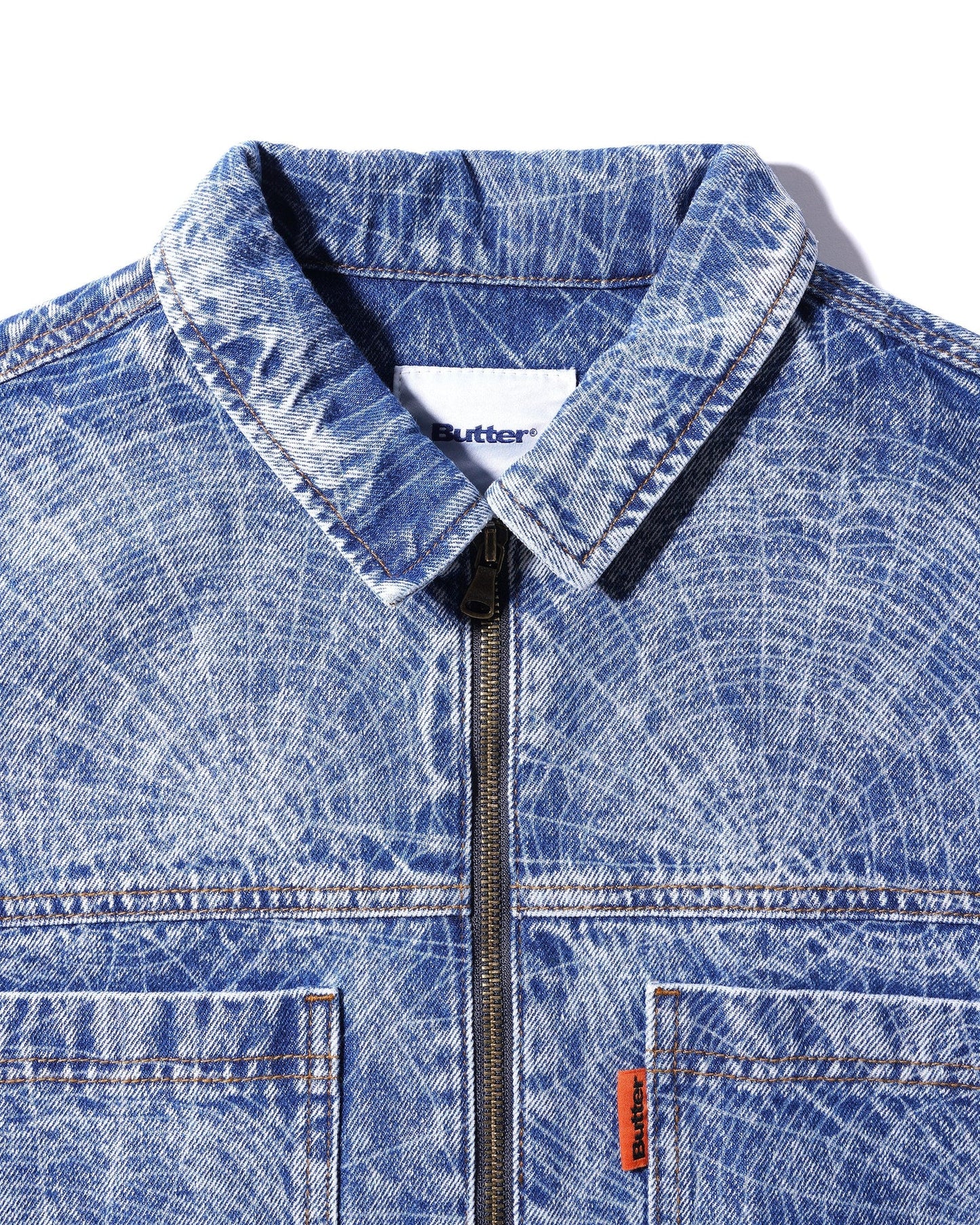 Butter Overdye Web Denim Jacket