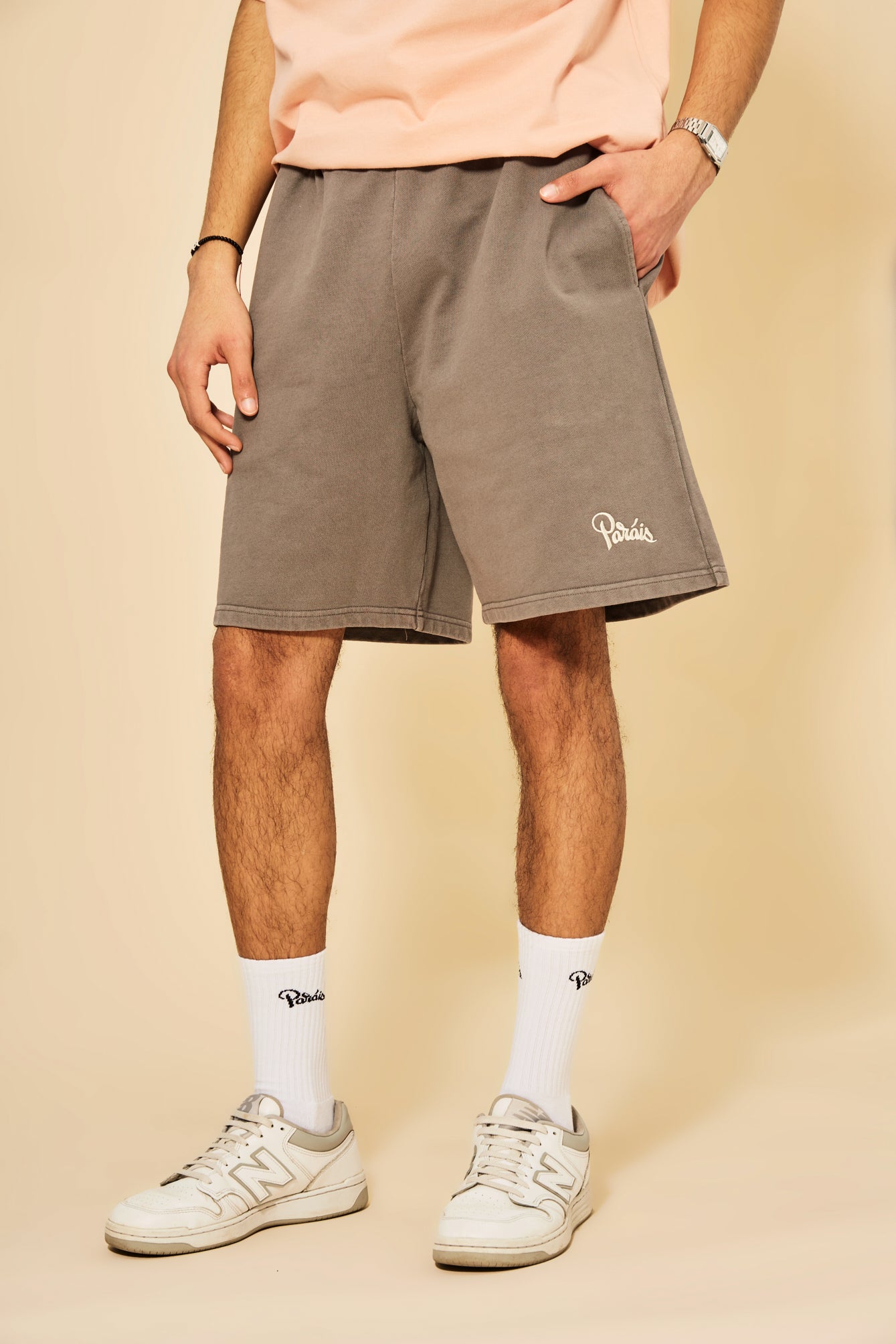 Paráis sweatshorts Pigment Grey