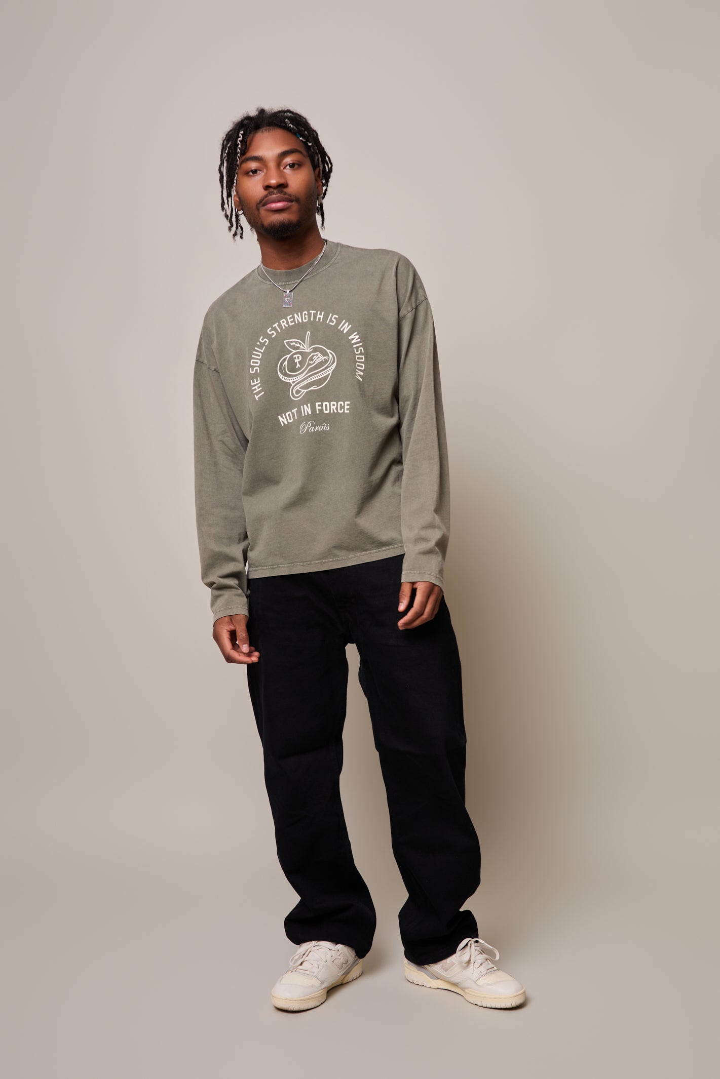 Paráis Whisperer Long Sleeve Vintage Green