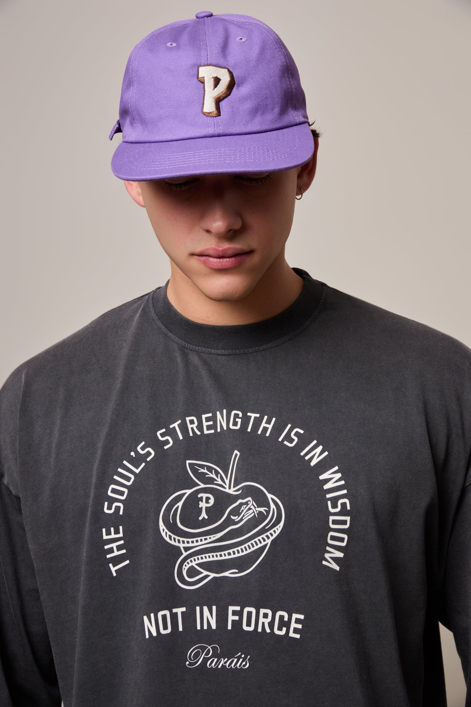 Paráis College P Unstructured Cap Lilac