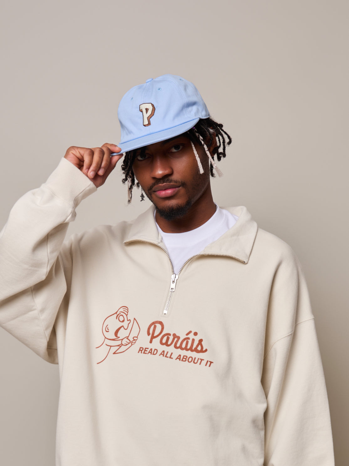 Paráis College P Cap Baby Blue