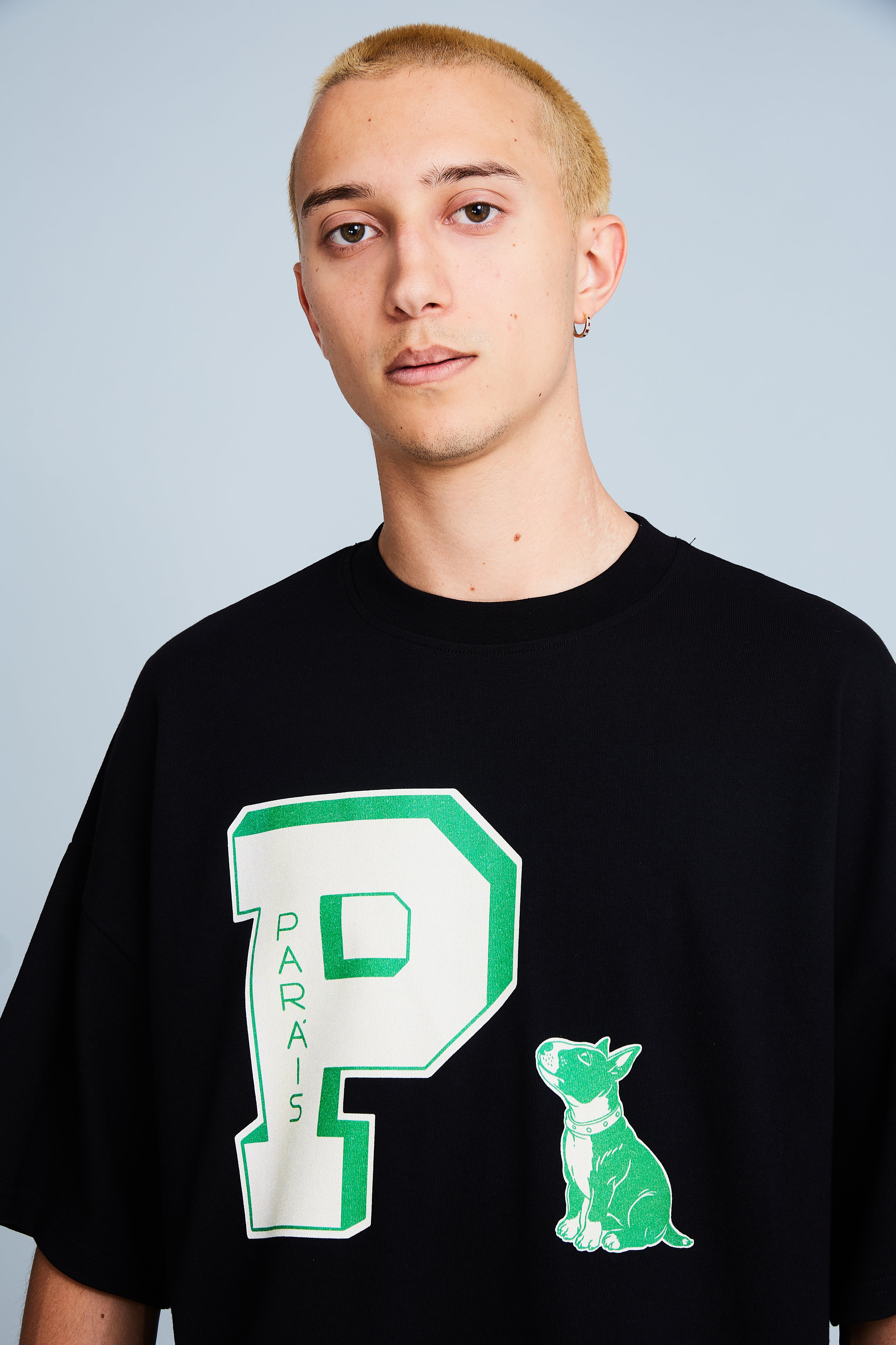 Paráis P Mini Cropped Tee ( Black )