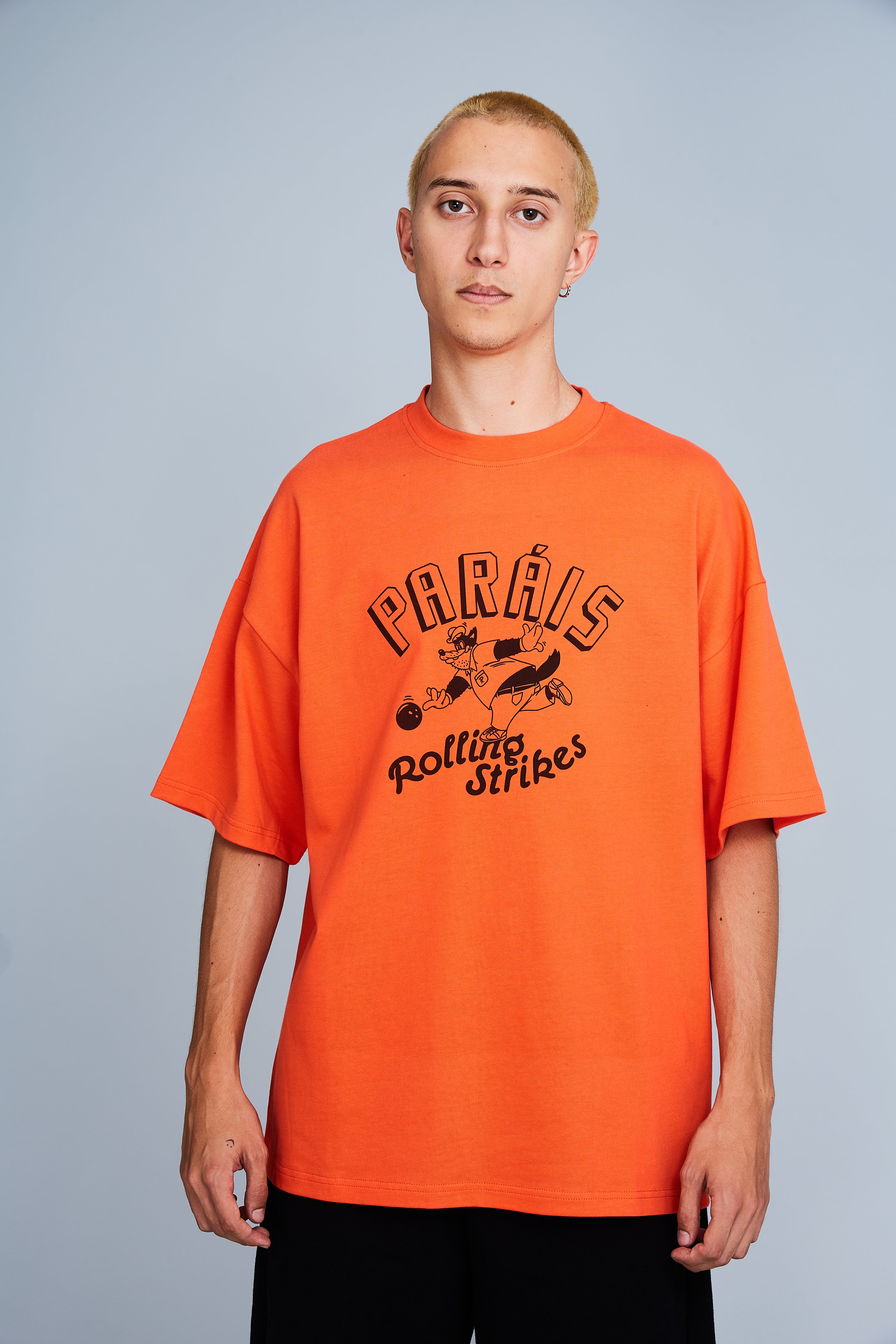 Paráis Rolling Strikes Tee ( Hot Orange )
