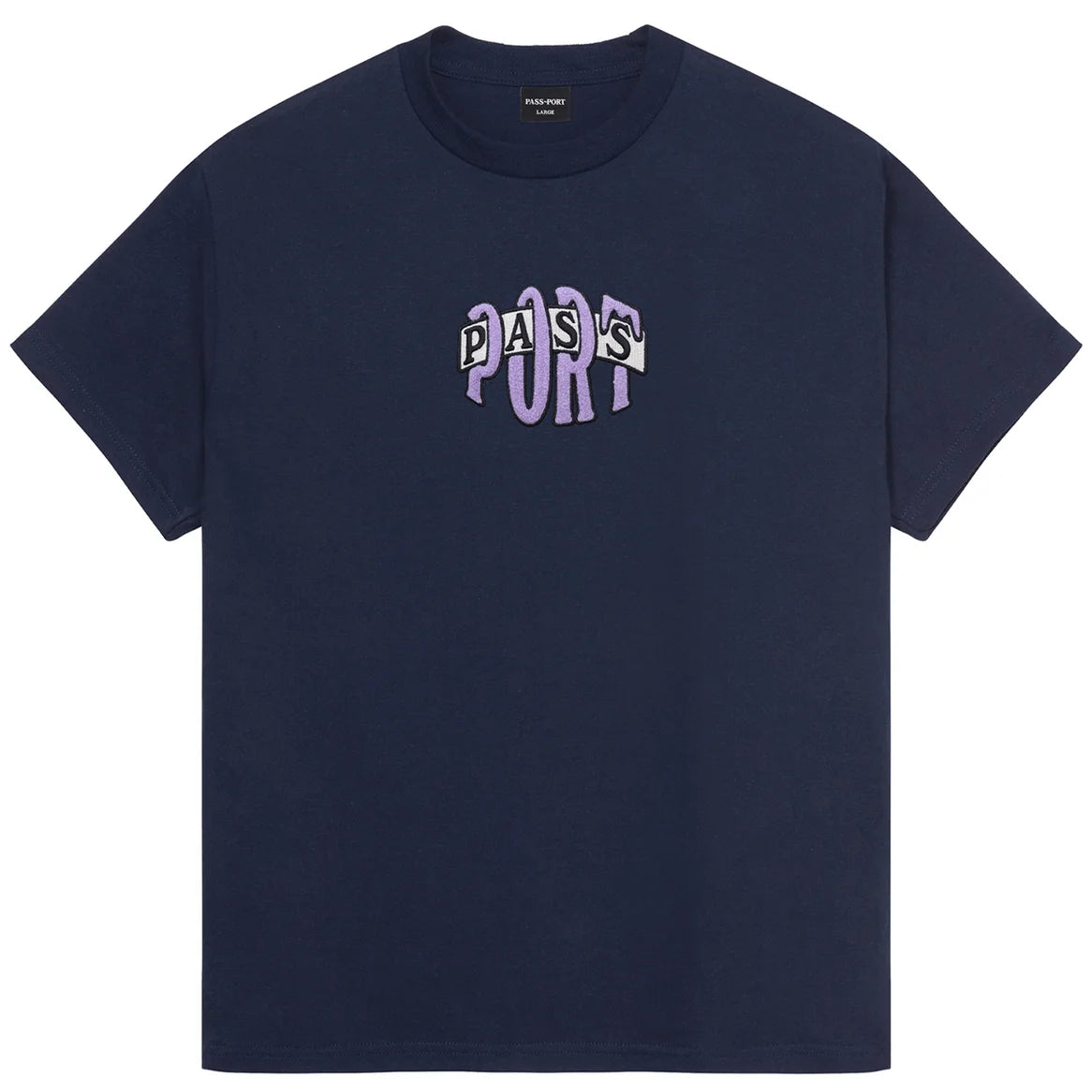 Passport Bulb Logo Tee Navy