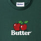 Butter Apples Logo Tee Green