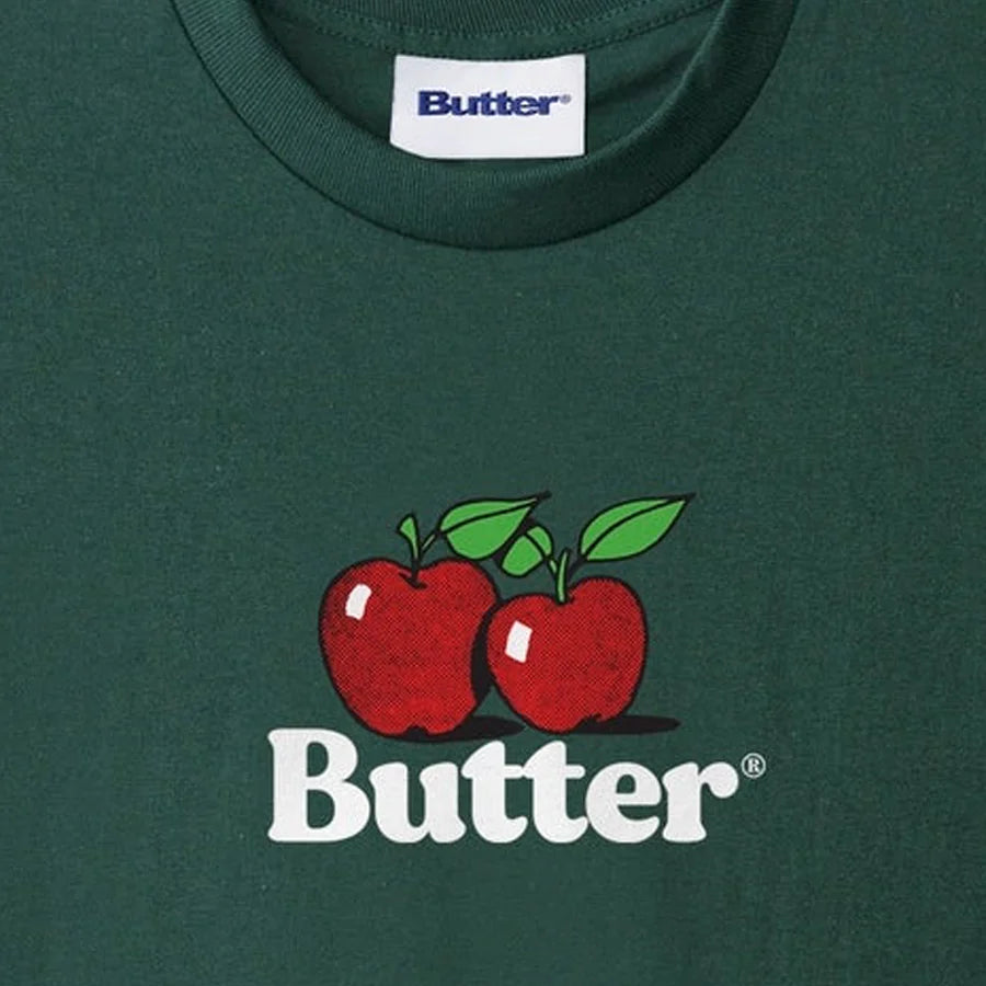 Butter Apples Logo Tee Green