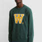 Wood Wood Tye W Crewneck Green