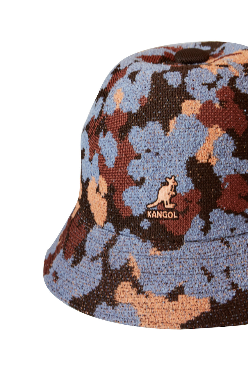 Kangol Bucket Hat Camo Casual Brown