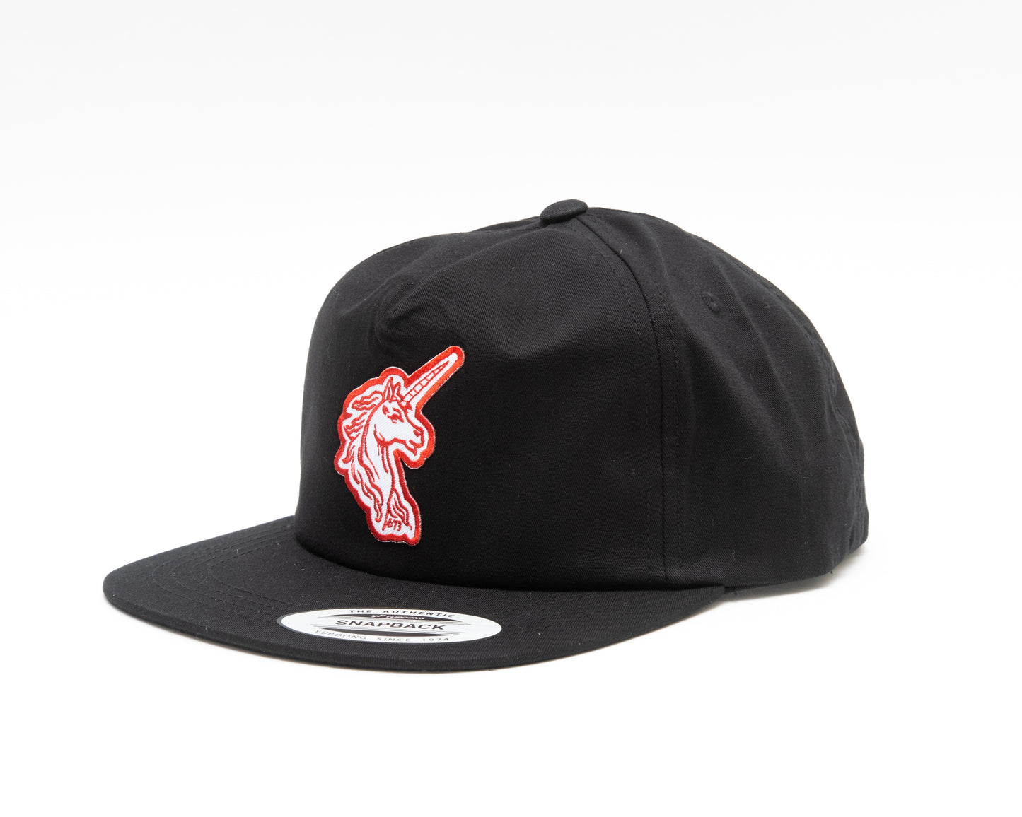 Eat Dust Unicorn 5 Panel Snapback Black