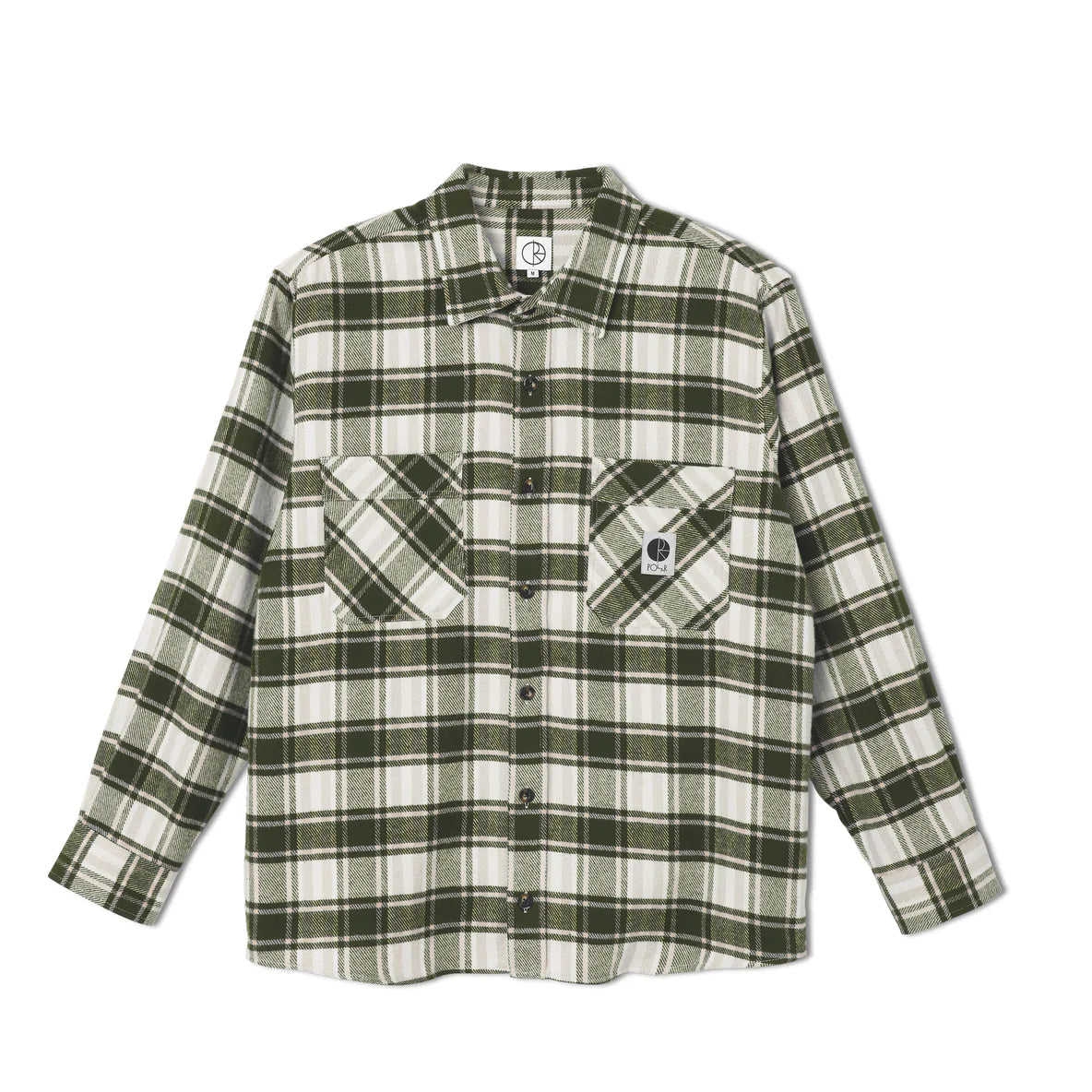 Polar Skate Flannel Shirt Olive Green