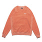 Chrystie NYC PRM Reverse Fleece Classic Logo Crewneck Coral